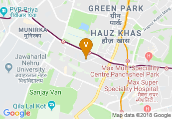 map of Indian Institute of Technology Delhi