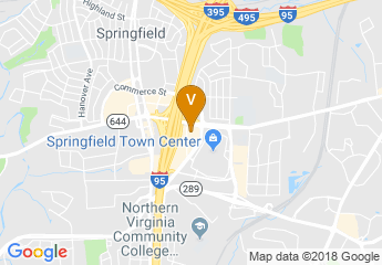 map of Hilton Springfield