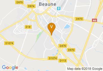 map of Palais Des Congrès De Beaune