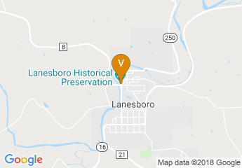 map of Lanesboro Arts