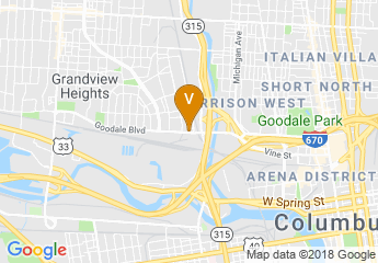 map of The Grand Event Center at Grandview Yard