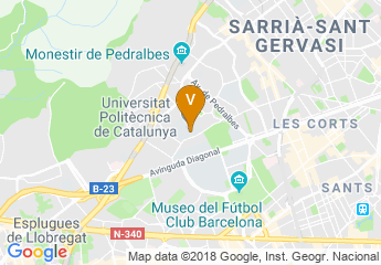 map of Polytechnic University of Catalonia - North Campus