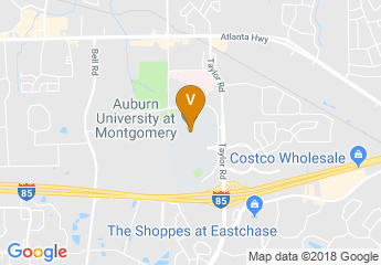 map of Auburn University at Montgomery