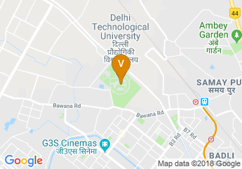 map of Delhi Technological University
