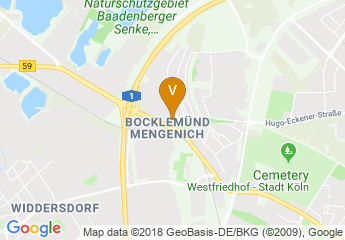 map of BioCampus Cologne Grundbesitz GmbH & Co. KG
