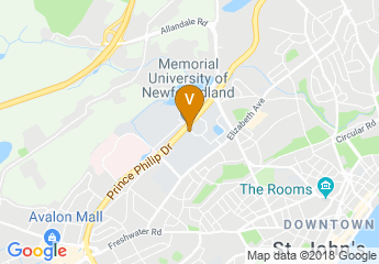 map of Memorial University of Newfoundland