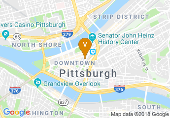 map of Drury Plaza Hotel Pittsburgh Downtown
