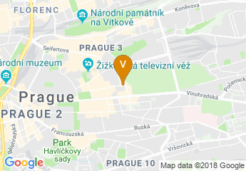 map of Courtyard by Marriott Prague City