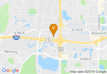map of Sheraton Bloomington Hotel
