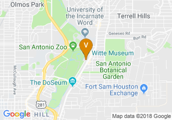 map of Witte Museum