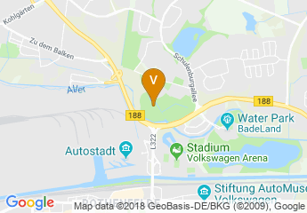 map of Schloss Wolfsburg