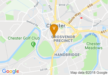 map of Crowne Plaza Chester