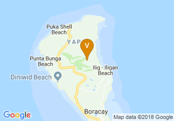 map of Savoy Hotel Boracay