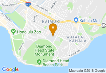 map of Kapiʻolani Community College