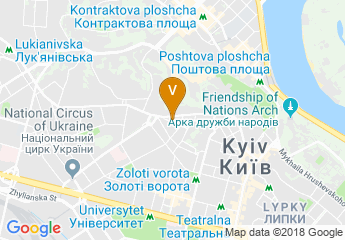 map of Ukrainian Chamber of Commerce & Industry