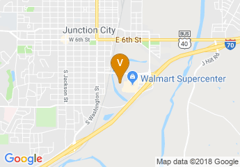 map of Courtyard by Marriott Junction City