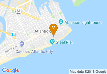 map of Showboat Atlantic City