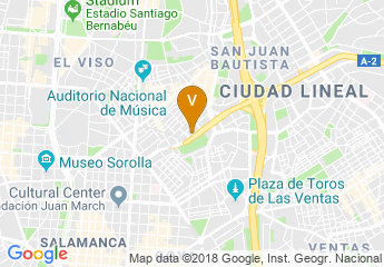 map of Hotel Silken Puerta America