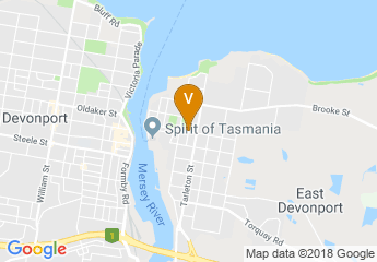 map of East Devonport Primary School
