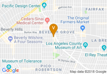 map of SLS Hotel a Luxury Collection Hotel Beverly Hills