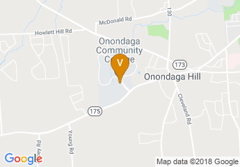 map of Onondaga Community College