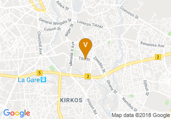 map of Radisson Blu Hotel Addis Ababa