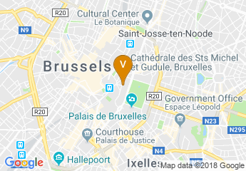 map of BNP Paribas Fortis
