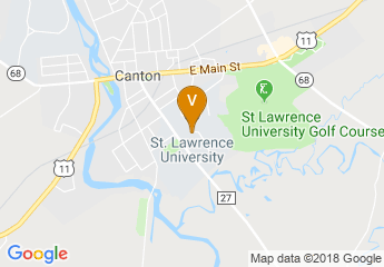 map of St. Lawrence University