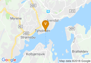 map of Clarion Hotel Tyholmen