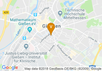 map of University of Giessen
