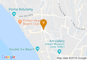 map of The Trans Resort Bali