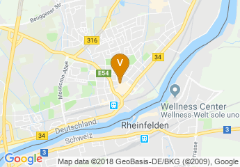 map of Stadtverwaltung Rheinfelden