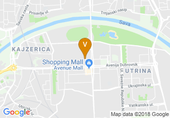 map of Velesajam Zagreb