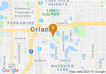 map of Orlando Florida Lodging