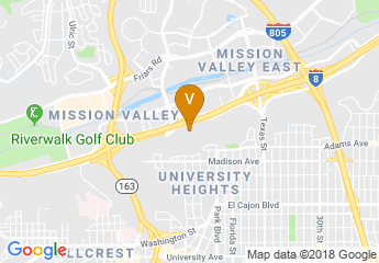 map of Sheraton Mission Valley San Diego Hotel