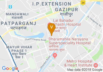map of Mayur Vihar Phase - I