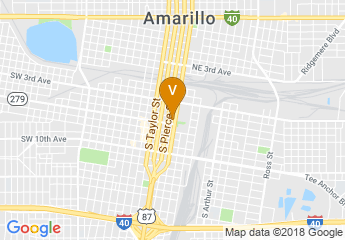map of Embassy Suites by Hilton Amarillo Downtown
