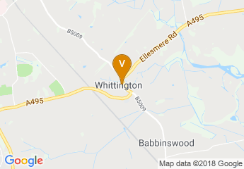 map of Whittington Castle
