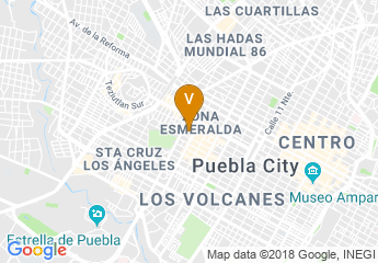 map of Centro de Vinculación UPAEP