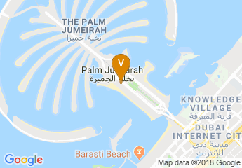 map of Fairmont The Palm