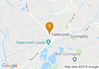 map of Tattershall Village Hall