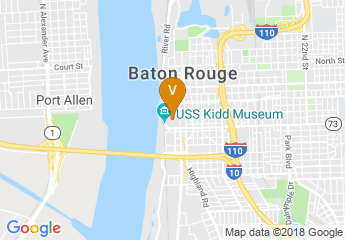 map of Raising Cane's River Center
