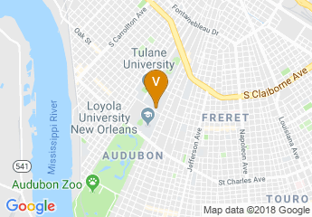 map of Tulane University Law School