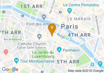 map of Holiday Inn Paris - Notre Dame