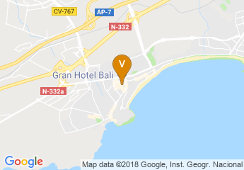 map of Gran Hotel Bali