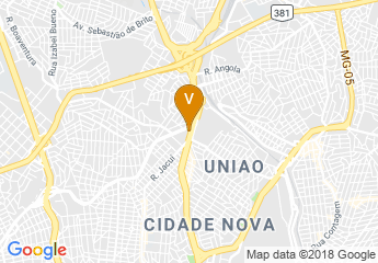 map of Ouro Minas Palace Hotel