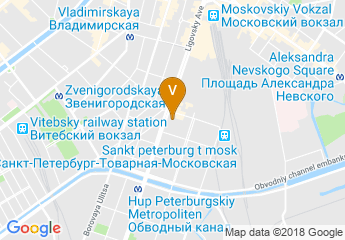 map of Nevskiye berega