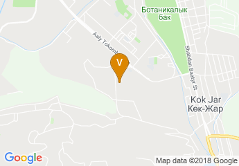 map of American University of Central Asia