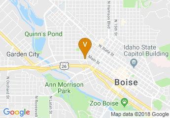 map of Red Lion Hotel Boise Downtowner