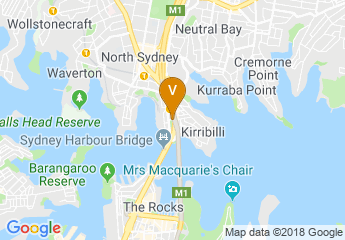map of Bradfield Park Public Toilets